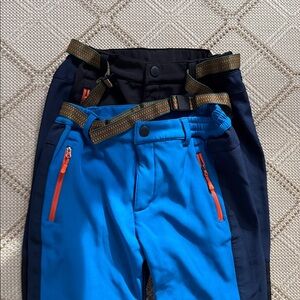 Set of two, Boys water resistant pants, size 8/9, both pairs included! Hiking!